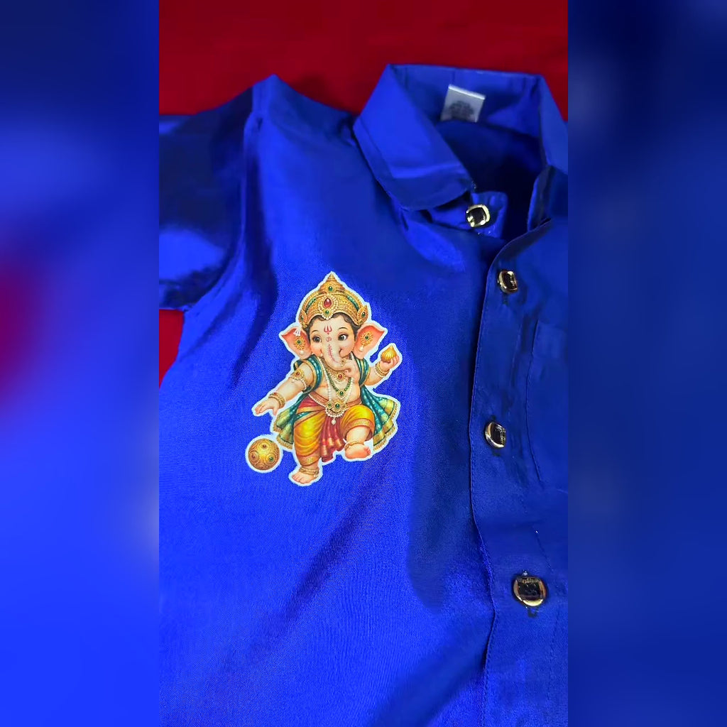 Baby Ganesha iron-on patch product video