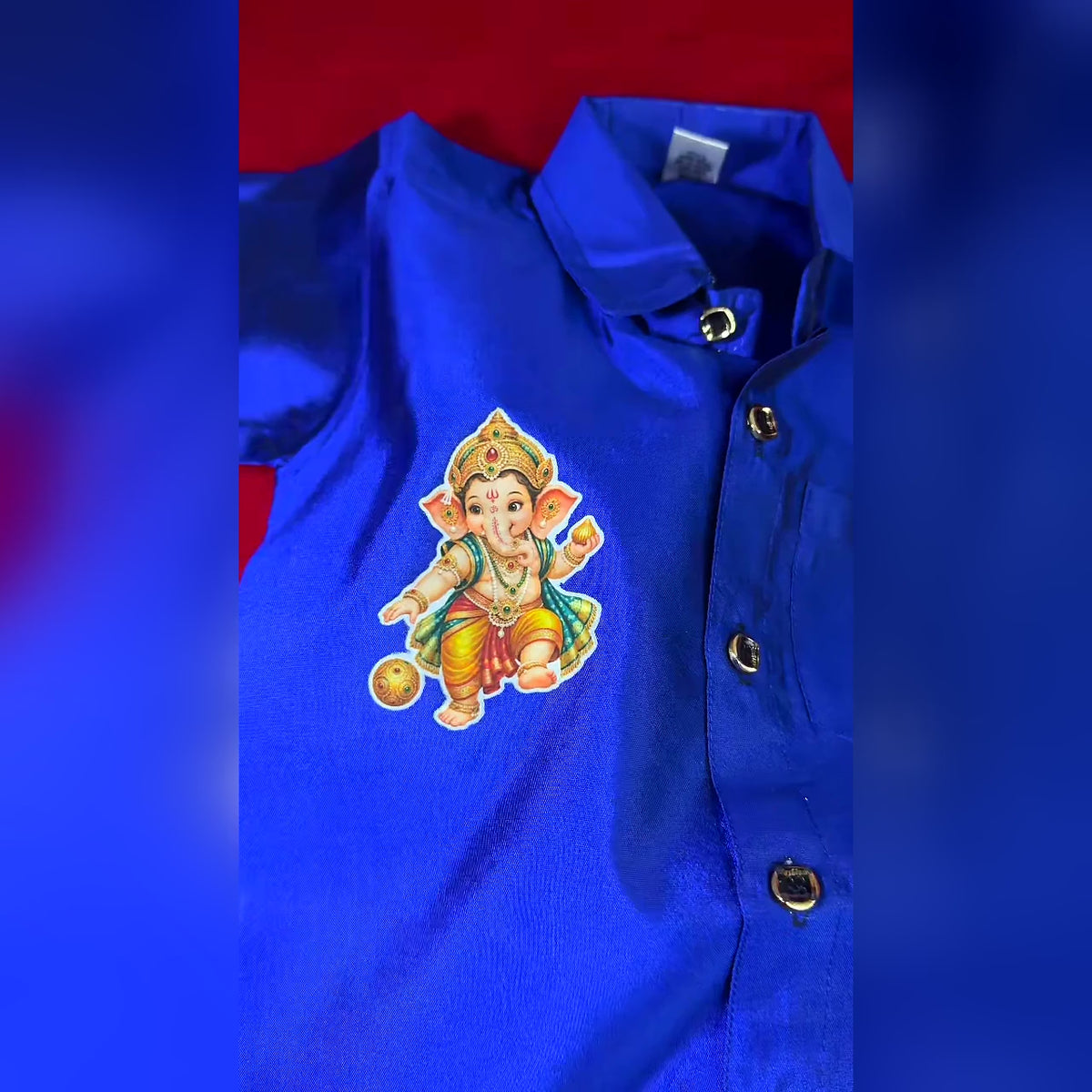 Baby Ganesha iron-on patch product video